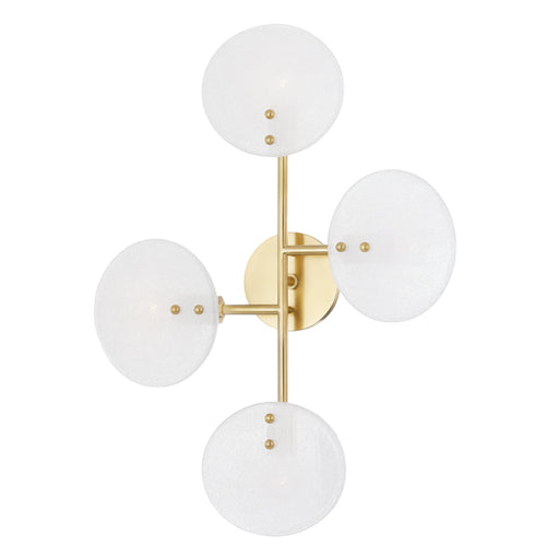 Mitzi - H428604-AGB - Four Light Wall Sconce - Giselle