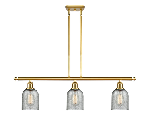 Ballston Three Light Island Pendant Satin Gold
