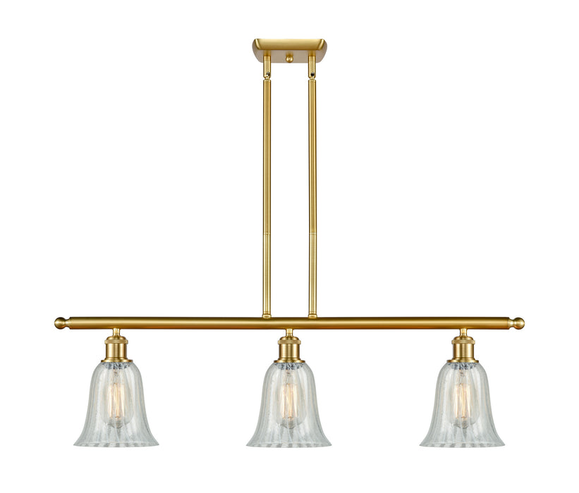 Innovations - 516-3I-SG-G2811 - Three Light Island Pendant - Ballston - Satin Gold