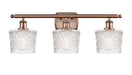 Innovations - 516-3W-AC-G402 - Three Light Bath Vanity - Ballston - Antique Copper