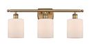 Innovations - 516-3W-BB-G111 - Three Light Bath Vanity - Ballston - Brushed Brass