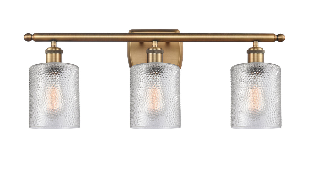 Innovations - 516-3W-BB-G112 - Three Light Bath Vanity - Ballston - Brushed Brass