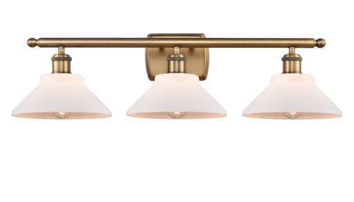 Ballston Three Light Bath Vanity Brushed Brass