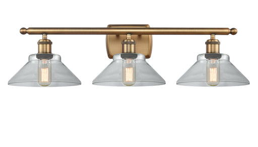 Ballston Three Light Bath Vanity Brushed Brass