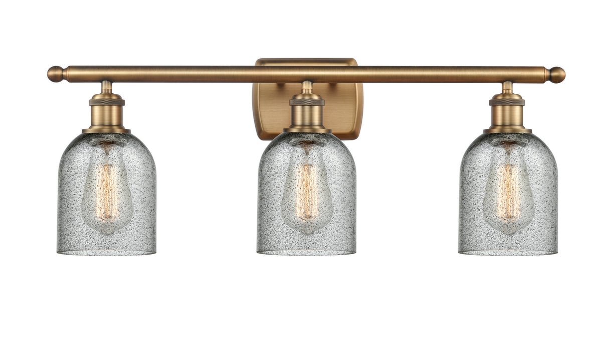 Innovations - 516-3W-BB-G257 - Three Light Bath Vanity - Ballston - Brushed Brass