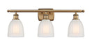 Innovations - 516-3W-BB-G441 - Three Light Bath Vanity - Ballston - Brushed Brass