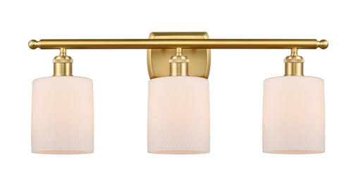 Innovations - 516-3W-SG-G111 - Three Light Bath Vanity - Ballston - Satin Gold