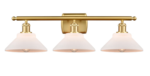 Ballston Three Light Bath Vanity Satin Gold