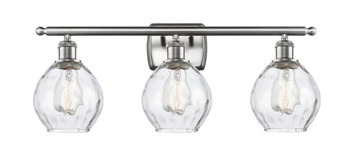 Ballston Three Light Bath Vanity Brushed Satin Nickel