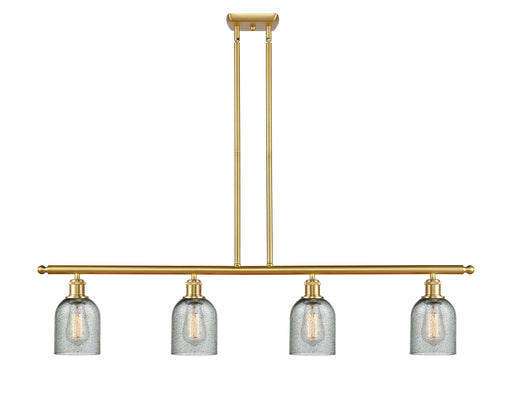 Ballston Four Light Island Pendant Satin Gold