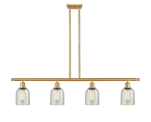Ballston Four Light Island Pendant Satin Gold