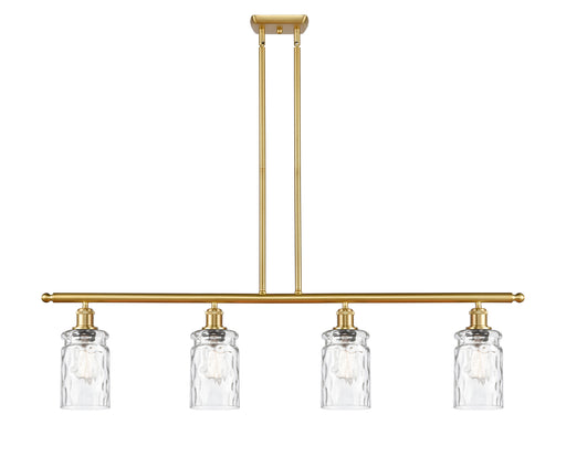 Innovations - 516-4I-SG-G352 - Four Light Island Pendant - Ballston - Satin Gold