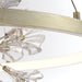 Eurofase - 37344-016 - LED Chandelier - Clayton - Silver With Brushed Gold