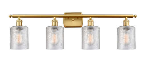 Ballston Four Light Bath Vanity Satin Gold