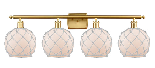 Ballston Four Light Bath Vanity Satin Gold