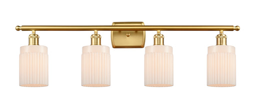 Ballston Four Light Bath Vanity Satin Gold