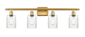 Innovations - 516-4W-SG-G342 - Four Light Bath Vanity - Ballston - Satin Gold