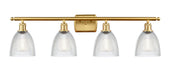 Innovations - 516-4W-SG-G382 - Four Light Bath Vanity - Ballston - Satin Gold