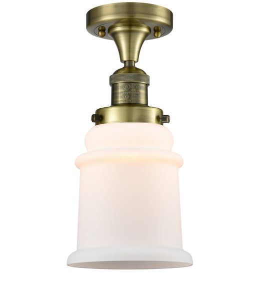 Innovations - 517-1CH-AB-G181 - One Light Semi-Flush Mount - Franklin Restoration - Antique Brass