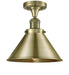 Innovations - 517-1CH-AB-M10-AB - One Light Semi-Flush Mount - Franklin Restoration - Antique Brass