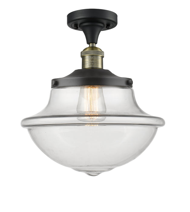 Innovations - 517-1CH-BAB-G542 - One Light Semi-Flush Mount - Franklin Restoration - Black Antique Brass