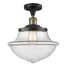 Innovations - 517-1CH-BAB-G542 - One Light Semi-Flush Mount - Franklin Restoration - Black Antique Brass