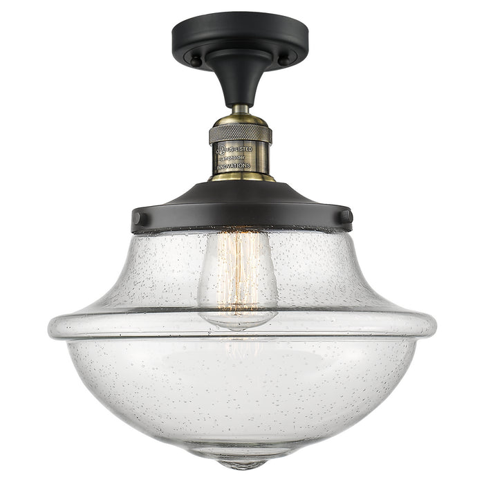 Innovations - 517-1CH-BAB-G544 - One Light Semi-Flush Mount - Franklin Restoration - Black Antique Brass