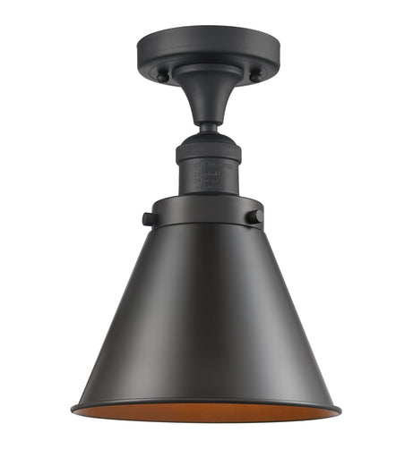 Franklin Restoration One Light Semi-Flush Mount Oil Rubbed Bronze