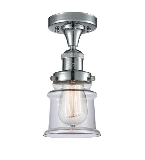 Innovations - 517-1CH-PC-G182S - One Light Semi-Flush Mount - Franklin Restoration - Polished Chrome