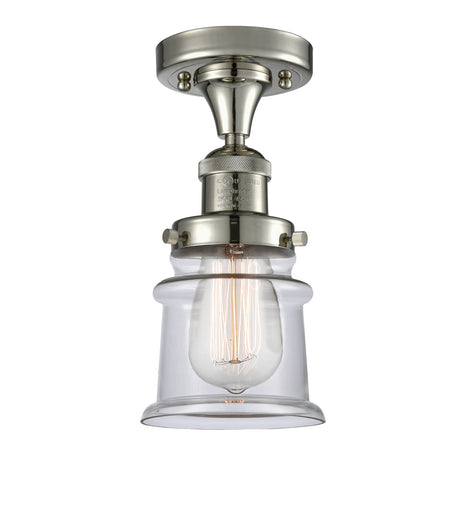 One Light Semi-Flush Mount