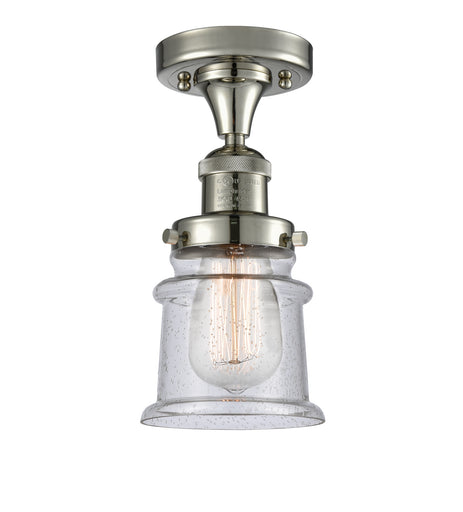 Franklin Restoration One Light Semi-Flush Mount Polished Nickel