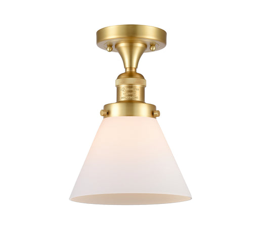 One Light Semi-Flush Mount