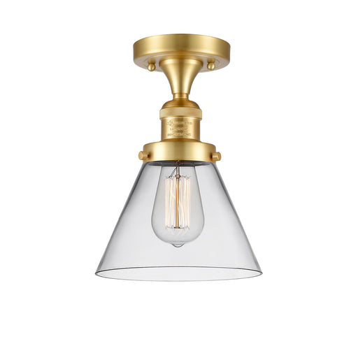 One Light Semi-Flush Mount