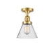 Innovations - 517-1CH-SG-G44 - One Light Semi-Flush Mount - Franklin Restoration - Satin Gold