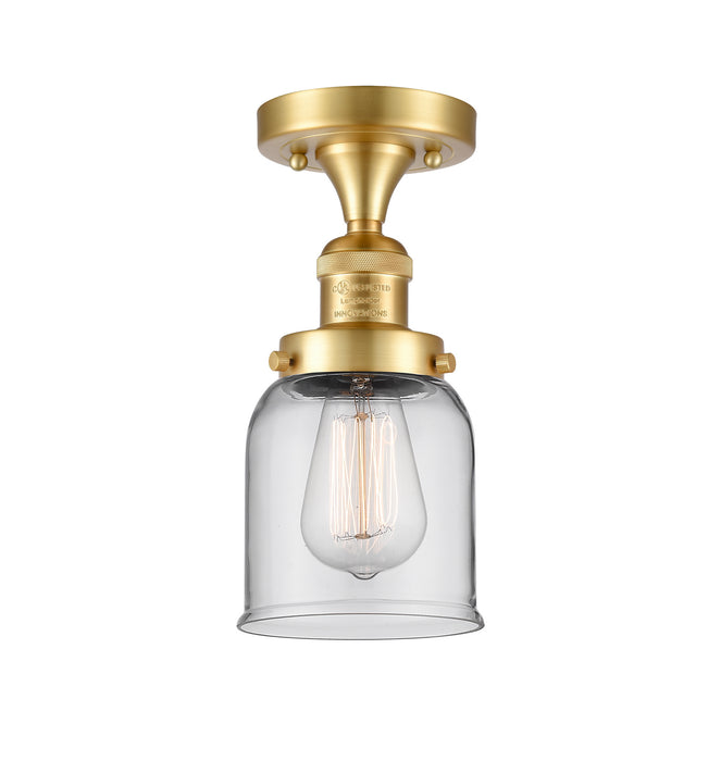 Innovations - 517-1CH-SG-G52 - One Light Semi-Flush Mount - Franklin Restoration - Satin Gold