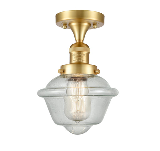 One Light Semi-Flush Mount