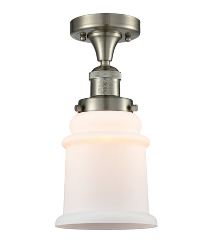 One Light Semi-Flush Mount