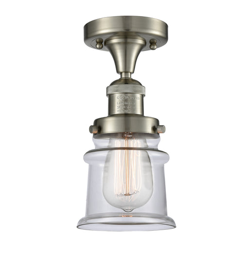 Innovations - 517-1CH-SN-G182S - One Light Semi-Flush Mount - Franklin Restoration - Brushed Satin Nickel