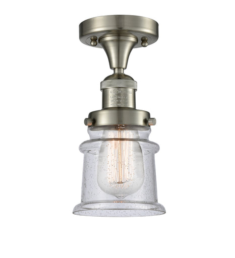 One Light Semi-Flush Mount