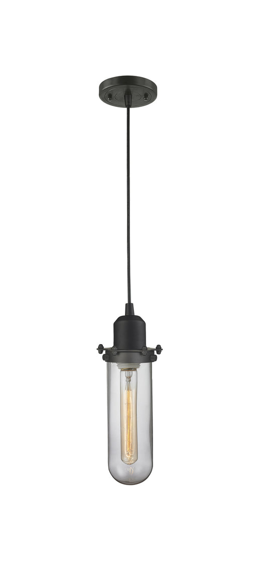 Innovations - 900-1P-OB-CE228-OB-CL - One Light Mini Pendant - Austere - Oil Rubbed Bronze