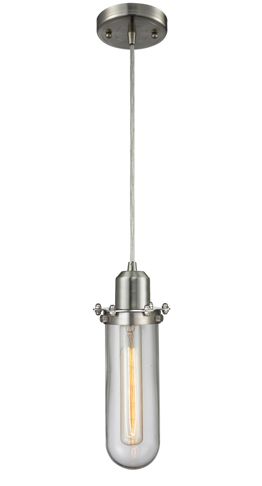 Innovations - 900-1P-SN-CE228-SN-CL - One Light Mini Pendant - Austere - Brushed Satin Nickel