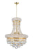 CWI Lighting - 8001P14G - Six Light Chandelier - Empire - Gold