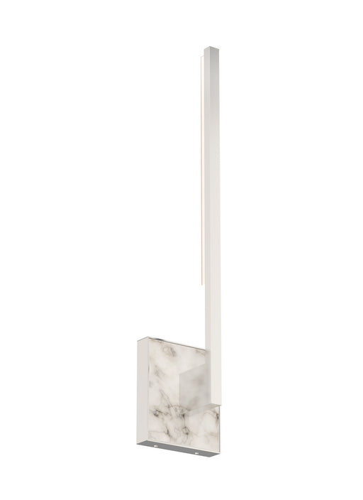 Tech Lighting - 700WSKLE20N-LED930 - LED Wall Sconce - Klee - Polished Nickel/White Marble