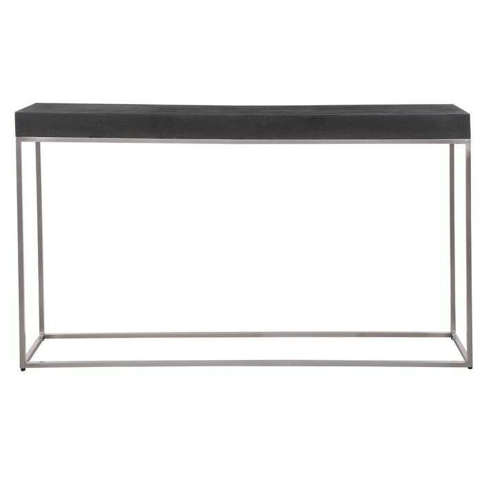 Uttermost - 24974 - Console Table - Jase - Brushed Nickel Stainless Steel
