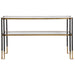 Uttermost - 24978 - Console Table - Kentmore - Matte Black And Brushed Gold