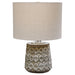 Uttermost - 28395-1 - One Light Table Lamp - Cetona - Brushed Nickel