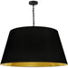 Dainolite Ltd - BRY-XL-BK-698 - One Light Pendant - Brynn - Black