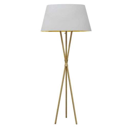 Dainolite Ltd - GAB-601F-AGB-692 - One Light Floor Lamp - Gabriela - Aged Brass