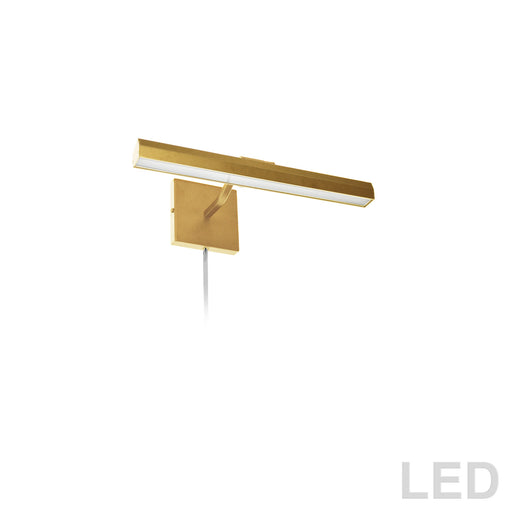 Dainolite Ltd - PIC222-16LED-AGB - LED Picture Light - Leonardo - Aged Brass