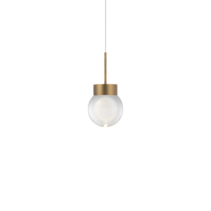 Modern Forms - PD-82006-AB - LED Pendant - Double Bubble - Aged Brass